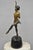Vintage Reproduction French Art Deco Style Bronze Flapper Dancer Figure Statue For Sale - Image 11 of 17
