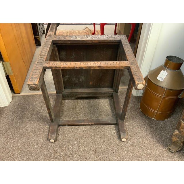 Late 19th Century Carved Oak Corner Chair For Sale - Image 17 of 18