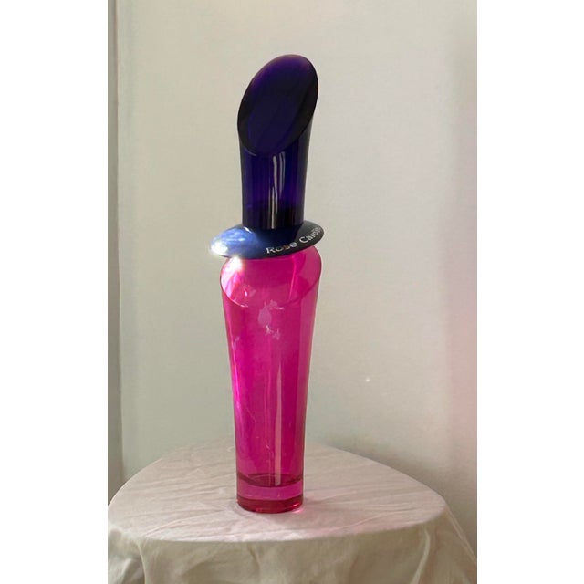 Vintage oversized “Rose Cardin” factice (display) perfume bottle by Pierre Cardin. This striking sculptural piece features...