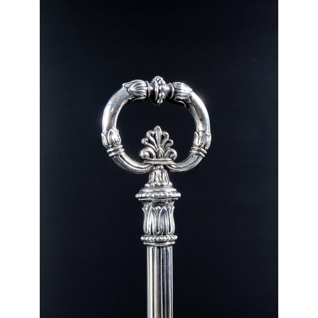 Cruet Set in 800 Silver and Crystal by Ricci Alessandria, Set of 3 For Sale - Image 15 of 18