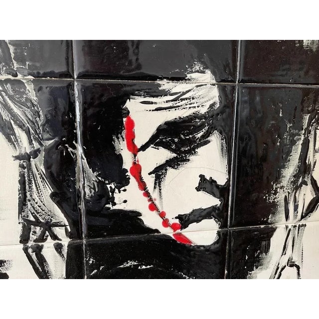 Jack the Ripper in Whitechapel, 1969, Ceramic Composition, Framed For Sale - Image 6 of 10