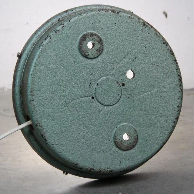 Industrial Industrial French Roof Lamp by Holophane, 1950s For Sale - Image 3 of 7