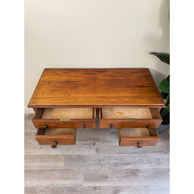 Dressing Console Table in Oak For Sale - Image 11 of 13