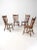 Wood Set of 4 Mid-Century Colonial Revival Dining Chairs For Sale - Image 7 of 13