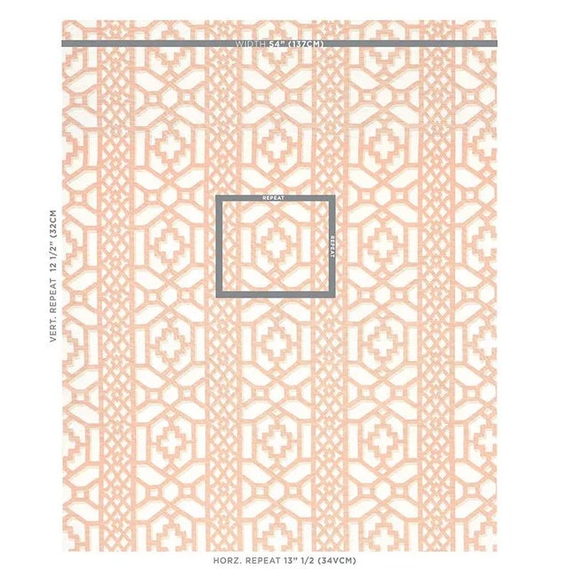 Inspired by Elsie de Wolfe's trellised rooms, this fretwork pattern was introduced in the 1970s. It's been reimagined with...