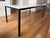 2010s Williams Sonoma White Marble Parsons Style Dining Table For Sale - Image 5 of 9