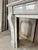 French Louis XVI Style White Carrara Marble Fireplace, 1890 For Sale - Image 4 of 14