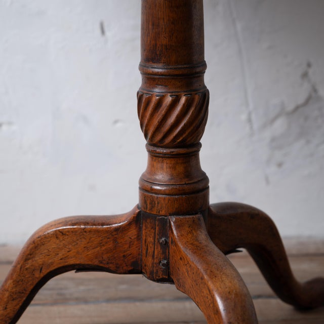 Wood George III Mahogany Tilt-Top, 18th Century For Sale - Image 7 of 16