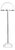 White Baobab Floor Lamp from Guzzini, Italy, 1970s For Sale