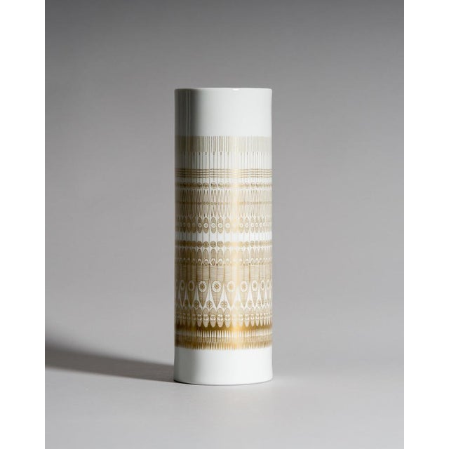 Trio Gilded Porcelain Vases by Hans Theo Baumann & Tapio Wirkkala for Rosenthal Studio-Line, Germany, 1960s, Set of 3 For Sale - Image 10 of 18