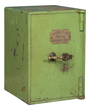 20th Century English Cast Iron Fireproof Safe by Stephen Cox & Son, Sedgley, 1930