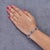 Haus of Brilliance Sterling Silver Cushion-Cut Purple Amethyst & Diamond Vintage Halo Link Bracelet For Sale - Image 4 of 5