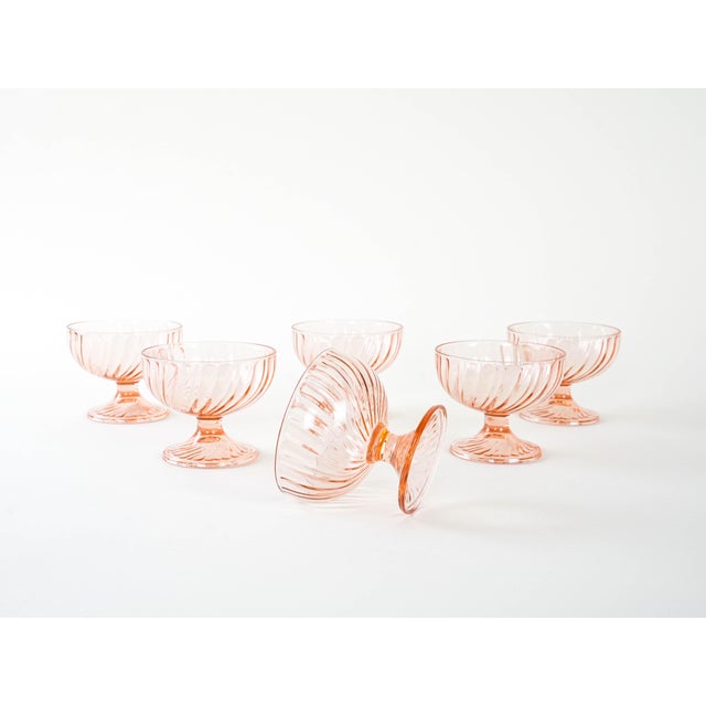 Vintage Italian Dessert Bowls, 1970s, Set of 6 For Sale - Image 4 of 8