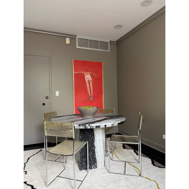Postmodern 1980s Giandomenico Belotti for Alias "Spaghetti" Dining Chairs - Set of 4 For Sale - Image 3 of 10