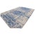 Nepalese Modern Wool and Silk 7x10 Grey & Blue Handmade Area Rug #1143458 For Sale - Image 4 of 7