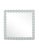 Contemporary Fleur Home Audubon Bamboo Square Mirror in Pelican Gray, 48x48 For Sale - Image 3 of 3
