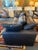 Restoration Hardware the Cloud Sofa, Ebony Cavalo Leather For Sale - Image 10 of 12
