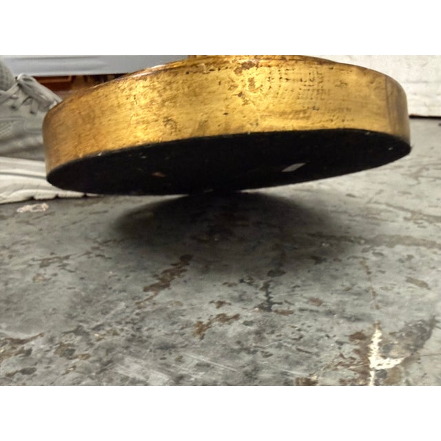 Worlds Away Caprone Fluted Wood Floor Lamp For Sale - Image 11 of 12