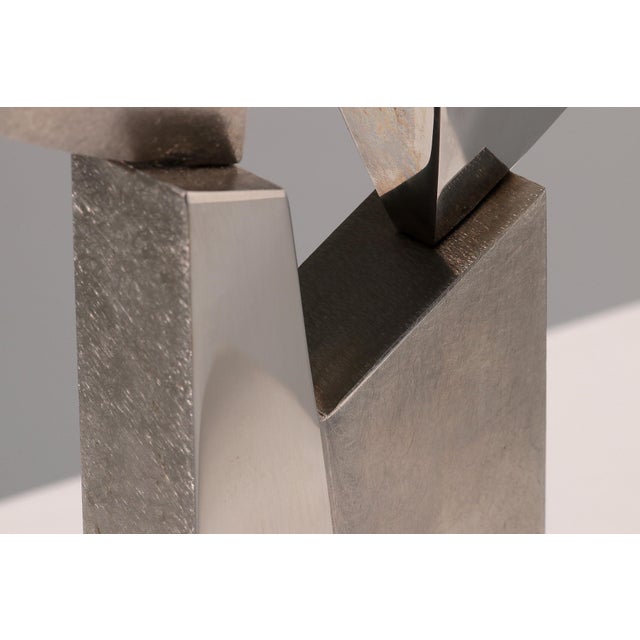 1980s Børge Jørgensen, Sculpture, Made of Polished Steel, 1984, 1/1 For Sale - Image 5 of 13