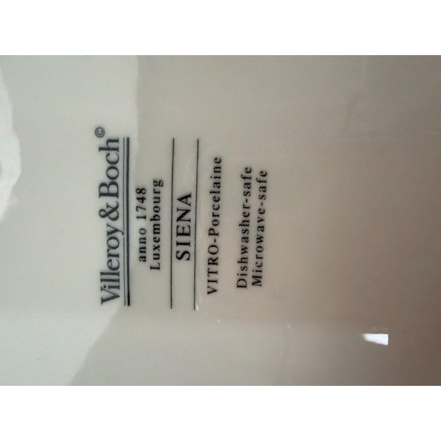 1990s 1990s Villeroy & Boch Siena 10.5" Dinner Plates Salmon Marble Vitro-Porcelain - Set of 4 For Sale - Image 5 of 6