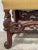 Italian Early 20th-C. Neo-Classical Style Carved Mahogany Bench With Eagles For Sale - Image 3 of 7