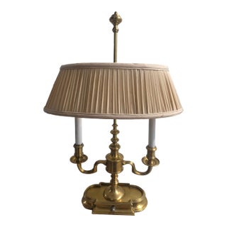 1960s Frederick Cooper Brass Bouillotte Lamp For Sale