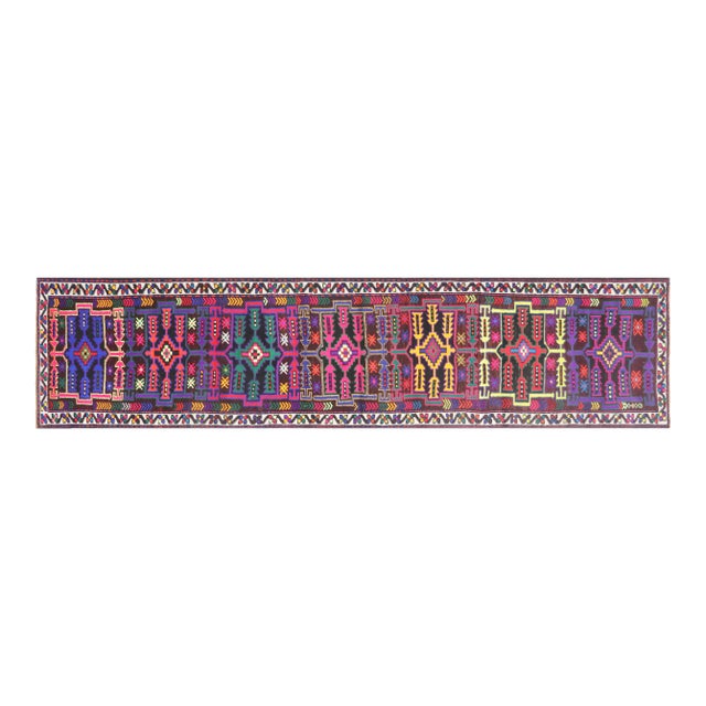 1960s Turkish Oushak Runner For Sale
