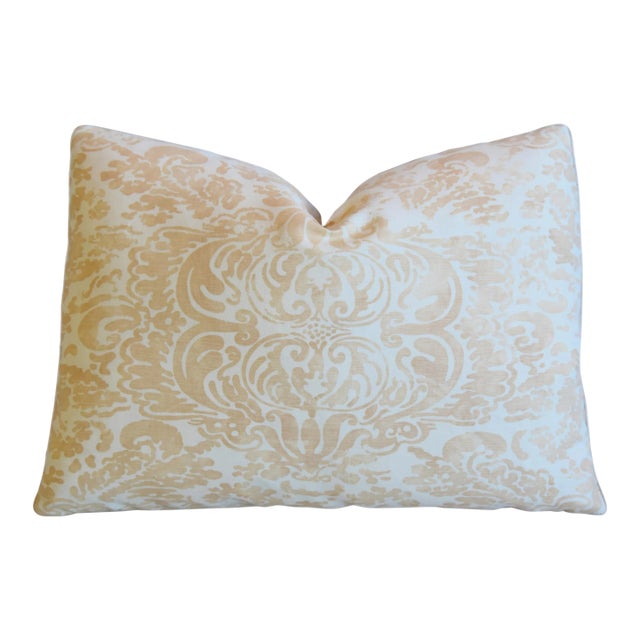 Quadrill Fortuny-Style China Seas San Marco Feather/Down Pillow 22" X 17" For Sale