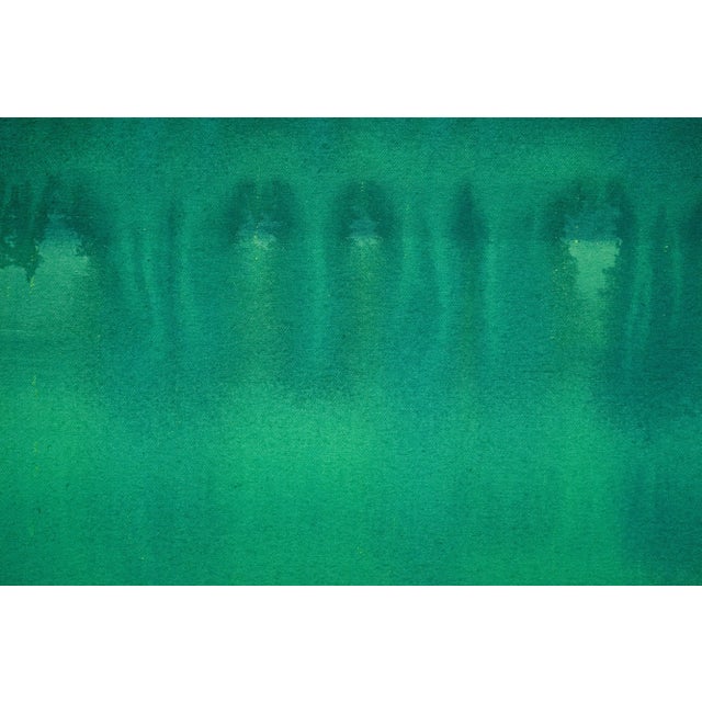 Paint "Lemon Spring" Large Abstract Acrylic Painting by Simon Findlay For Sale - Image 7 of 12