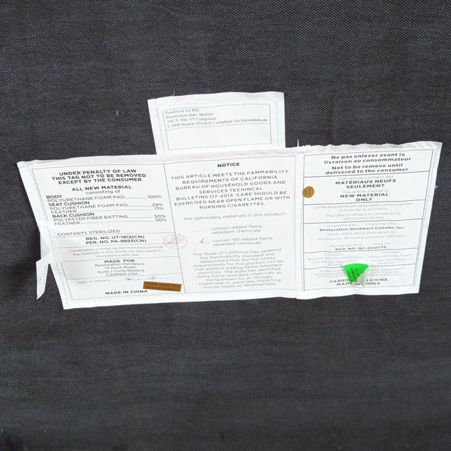 Restoration Hardware Cloud Modular Sectional For Sale In San Francisco - Image 6 of 7