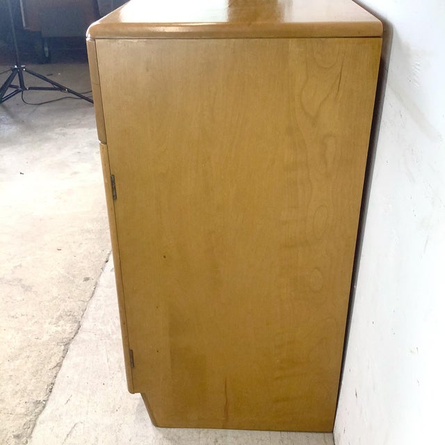 Vintage Heywood-Wakefield Encore Wheat Finish Buffet Sideboard For Sale - Image 10 of 18