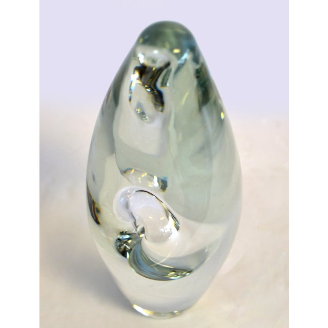 Timo Sarpaneva Orchid Art Glass Vase for Littala Finland For Sale - Image 9 of 10