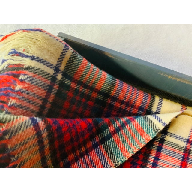 Vintage Brooks Brothers Wool Stadium Blanket - Made in England, c.1950 For Sale - Image 9 of 10