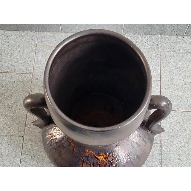 Ceramic Large Vintage Vase in Ceramic, 1960s For Sale - Image 7 of 10