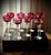 Ruby Cut-to-Clear Crystal Cordial Glasses attributed to Val Saint Lambert, 1950, Set of 8 For Sale - Image 11 of 18