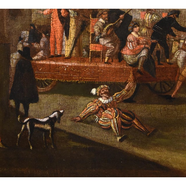 Workshop of Michelangelo Cerquozzi, Carnival Rome Piazza Colonna, 1640, Oil on Canvas For Sale - Image 7 of 18
