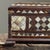 Antique Folk Art Mother of Pearl Inlaid Hand Carved Footed Table Box For Sale - Image 11 of 12