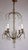 Antique French Brass and Glass Drop Chandelier from Unbekannt, 1940s For Sale - Image 12 of 12