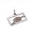Art Deco Antique Art Deco Platinum Military Pendant — Diamond and Ruby For Sale - Image 3 of 6