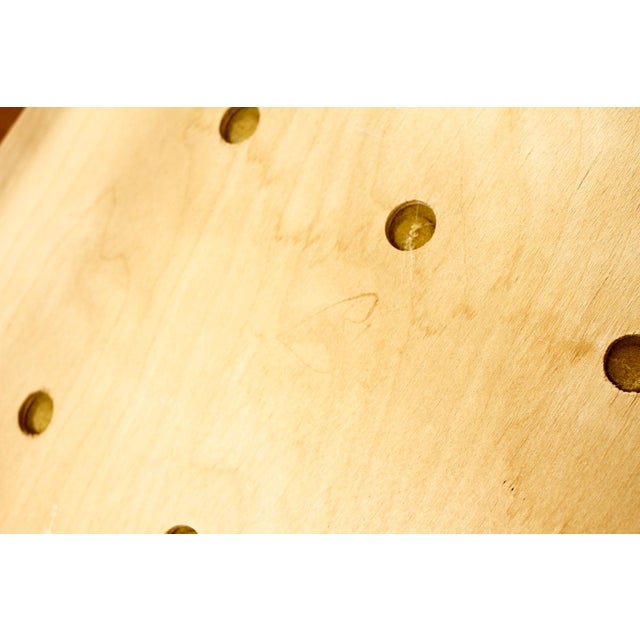 Black 1960s Danish Modern / Mid Century Teak Model 145 Dining Chair — Attributed to Alf Aarseth for Gustav Bahus — Black Vinyl For Sale - Image 8 of 8