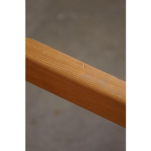 Set of Brutalist Modern Danish Chairs in Pine & Cord from Tage Poulsen, 1972 For Sale - Image 14 of 18