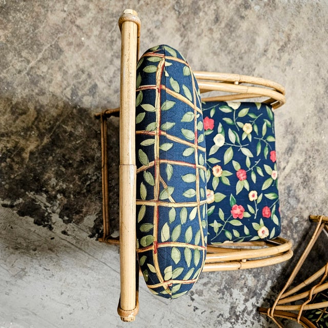 1940s Pair of Ficks Reed Club Chairs Attributed Paul T. Frankl For Sale - Image 10 of 18