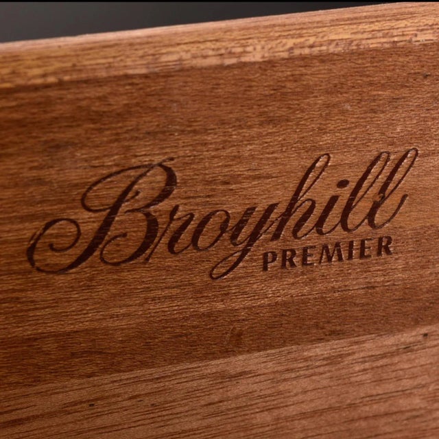 Space Age Broyhill Chapter One Yellow and White Gentlemen's Chest Dresser For Sale - Image 14 of 14