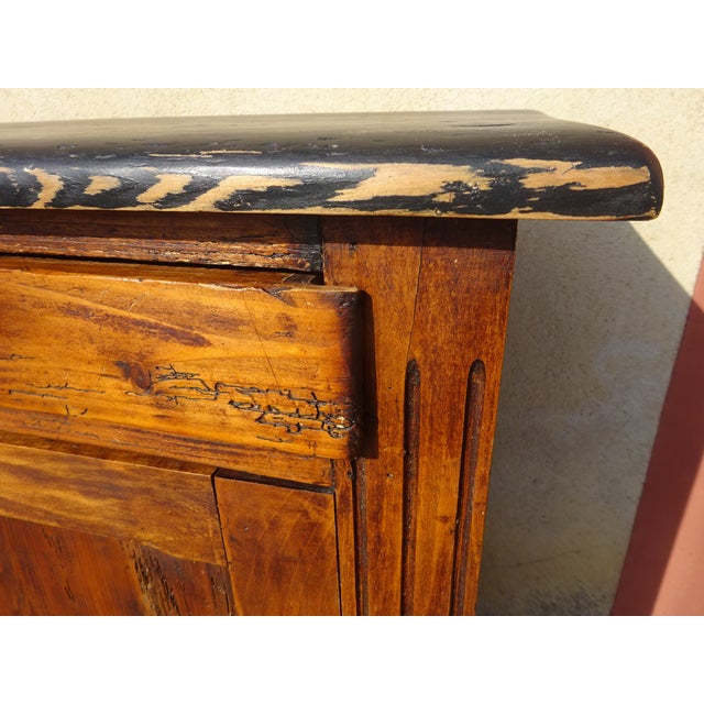 Vintage Parisian Pine Buffet, 1890s For Sale - Image 10 of 18