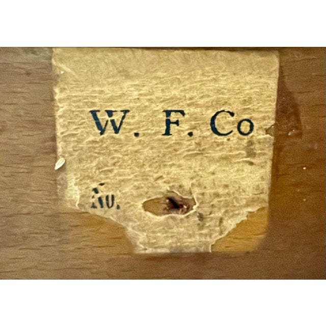 1906 Widdicomb Furniture Company Birds Eye Maple Side Table For Sale In Denver - Image 6 of 7