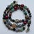 Boho Chic Semi-Precious Polished Gemstone Bead Necklace & Bracelet Set 14k Gold Filled C. 1970s, 2 Pieces For Sale - Image 3 of 12