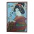 Vintage 1970s Tokyo Kabukiza Theatre "Sukeroku" Shikishi Art Board With Original Stamped Venue Box For Sale