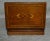 Brown Inlaid Walnut Edwardian Style Jewerly Box W/Felt Interior For Sale - Image 8 of 13