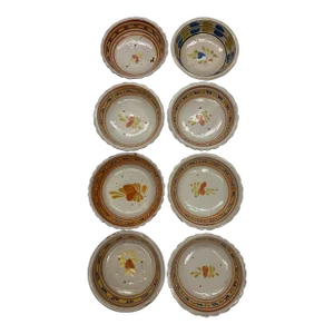 Vintage Hand Crafted Posole Bowls - Set of 8