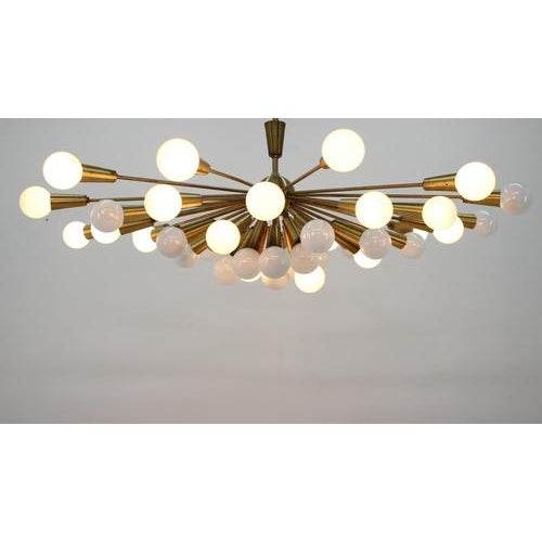 Large Mid-Century Modern Sputnik Pendant Light, 1960s For Sale - Image 11 of 18